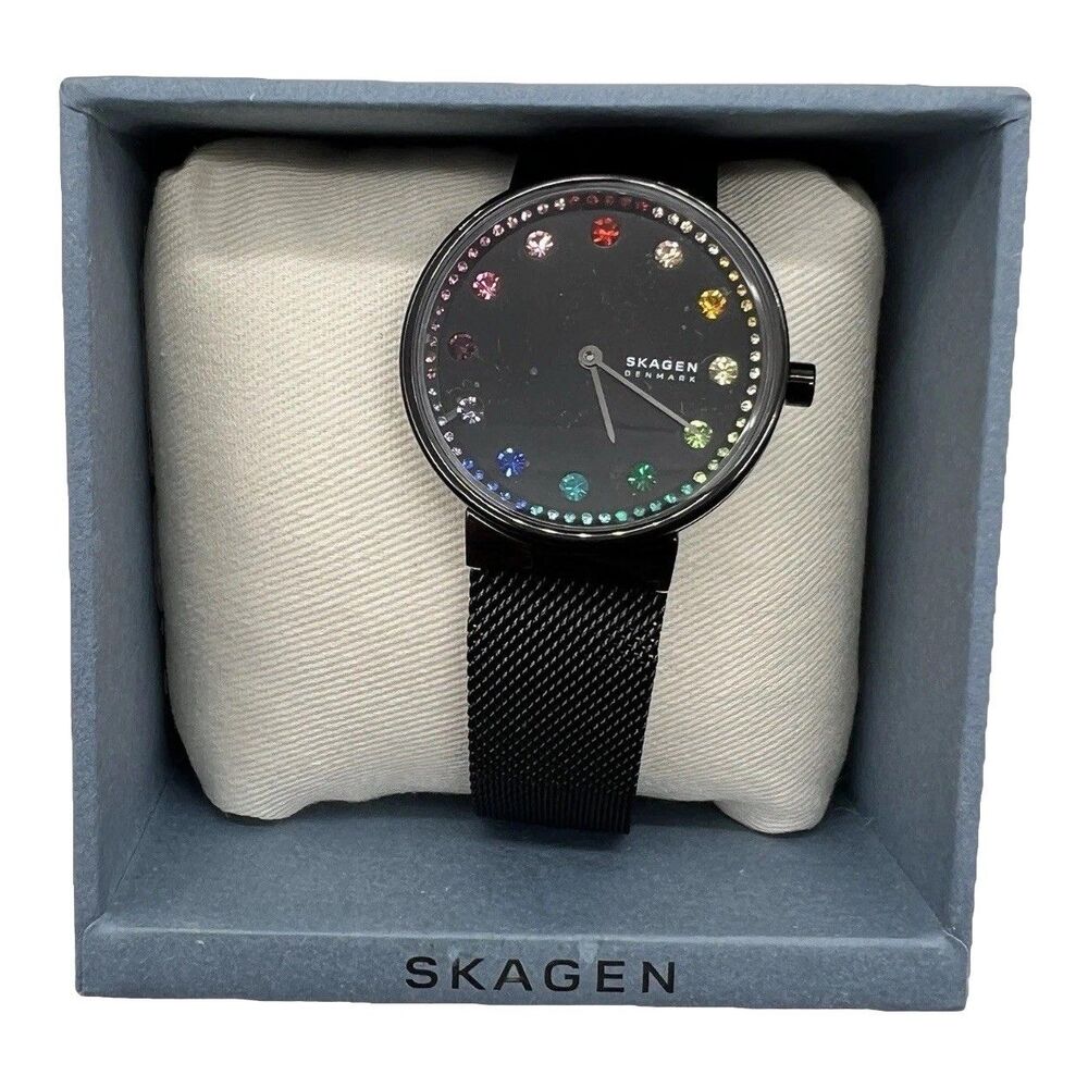 Skagen Women's Annelie Stainless Steel and Mesh Dress Quartz Watch  SKW2834 Read